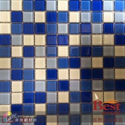 佛山 廣東佛山銷售 佛山建材 佛山建材市場 【供應廣東陸豐游泳池底面瓷磚水晶馬賽克】廠家直銷-無憂裝飾