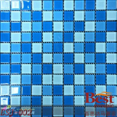 佛山藍色水晶馬賽克 優質建材供應無憂裝飾